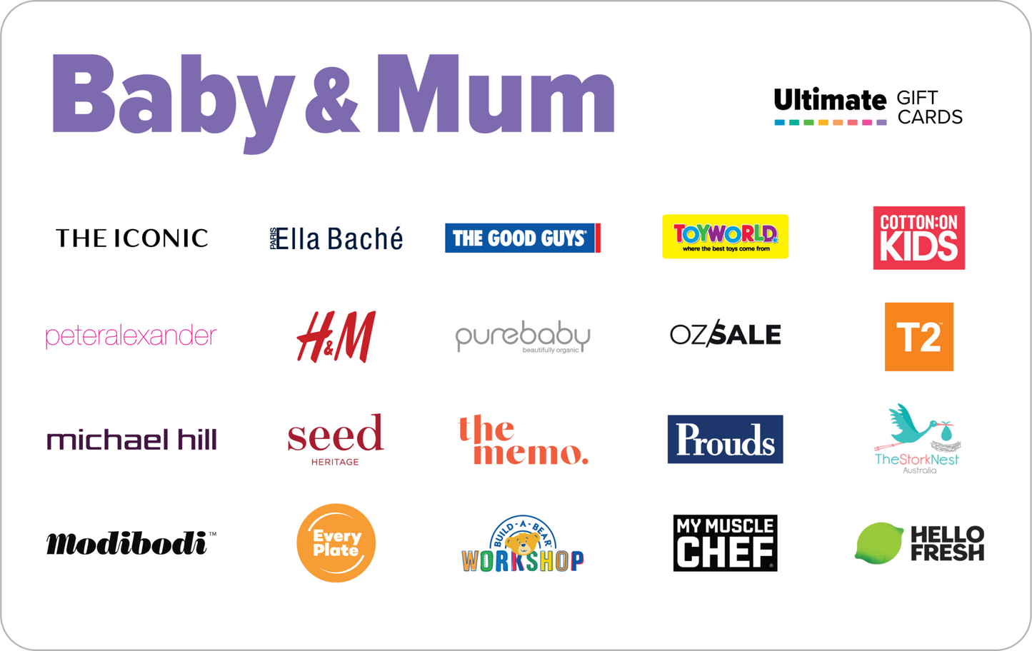 Gift Card - Baby & Mum