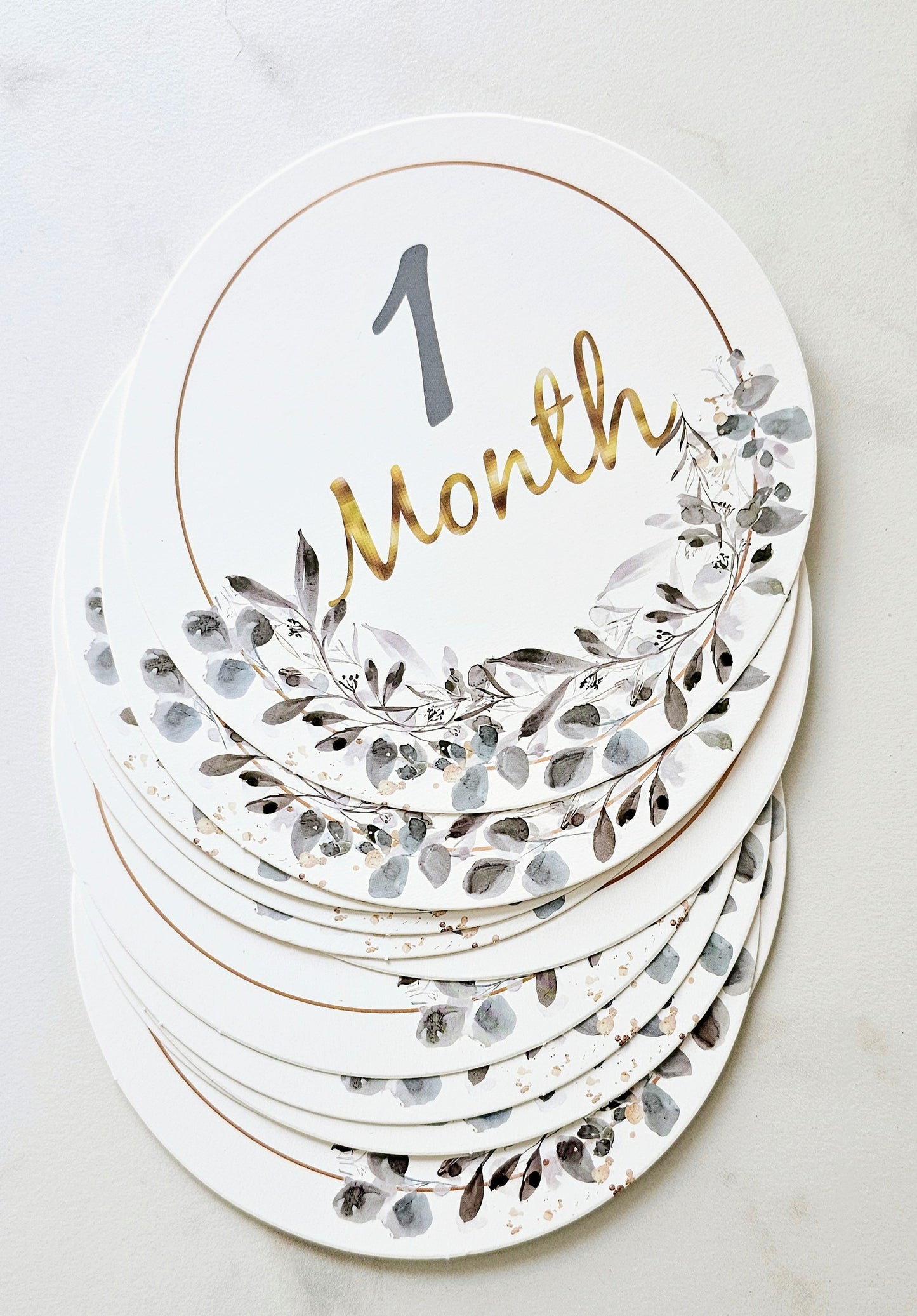 Milestone cards 1-12 months