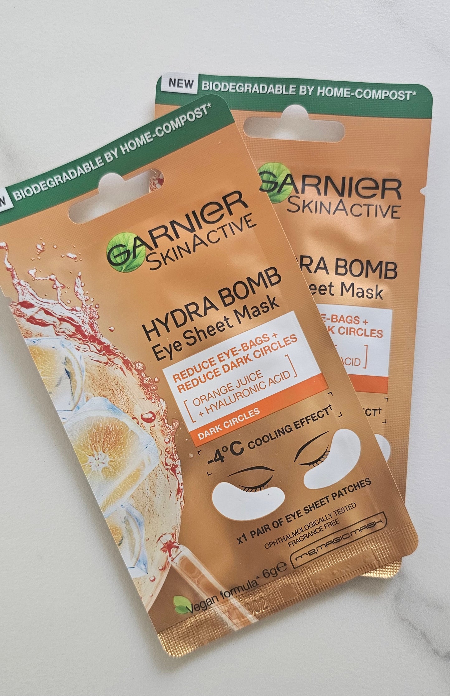 Garner Hydro Bomb eye sheet mask